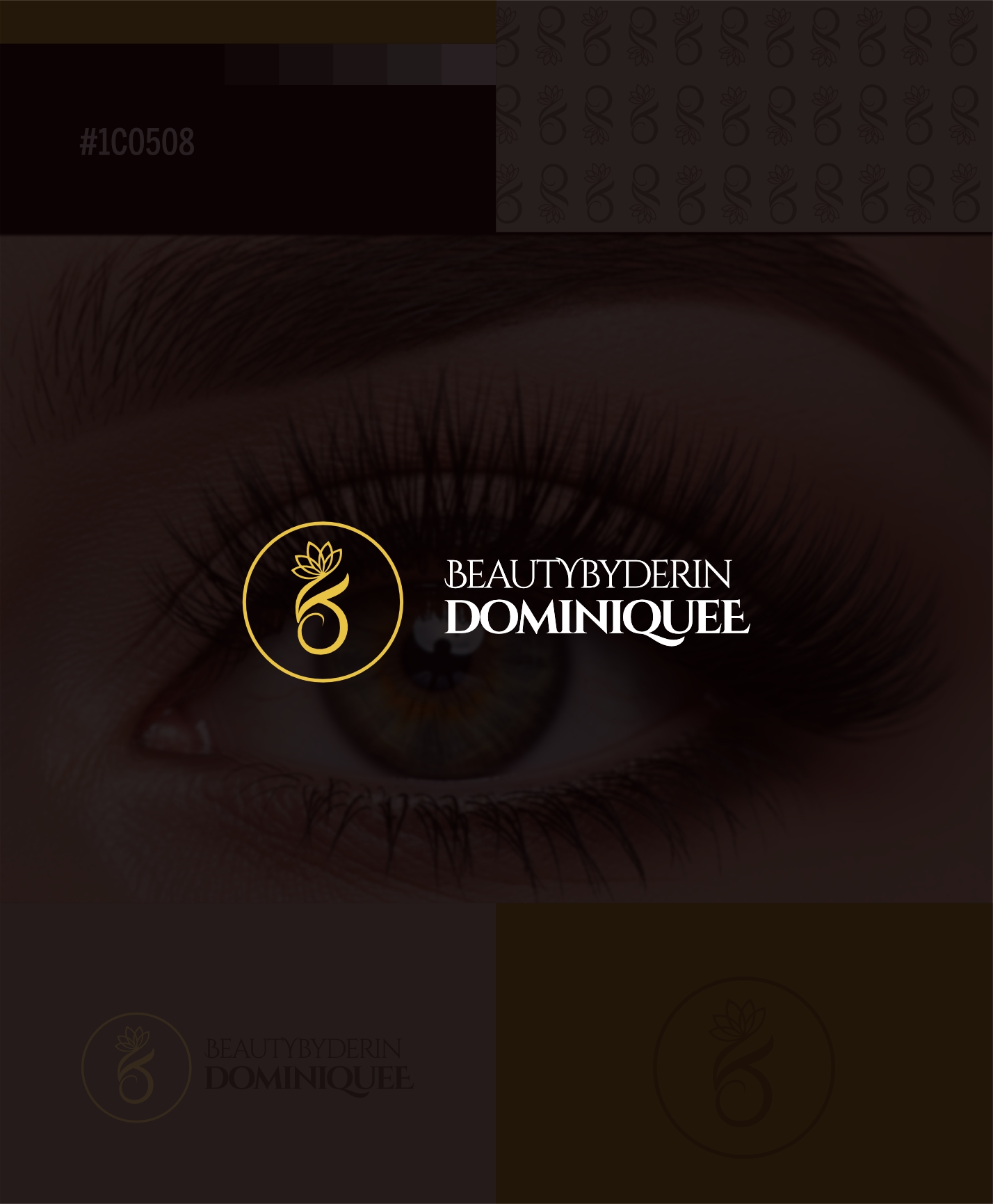BeautybyDerinDominiquee brand identity cover