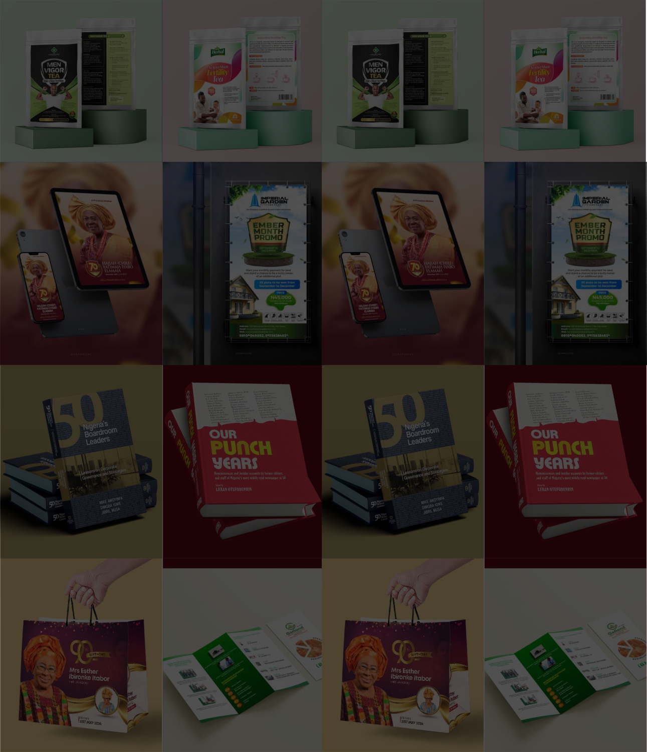 Print and mockup design cover