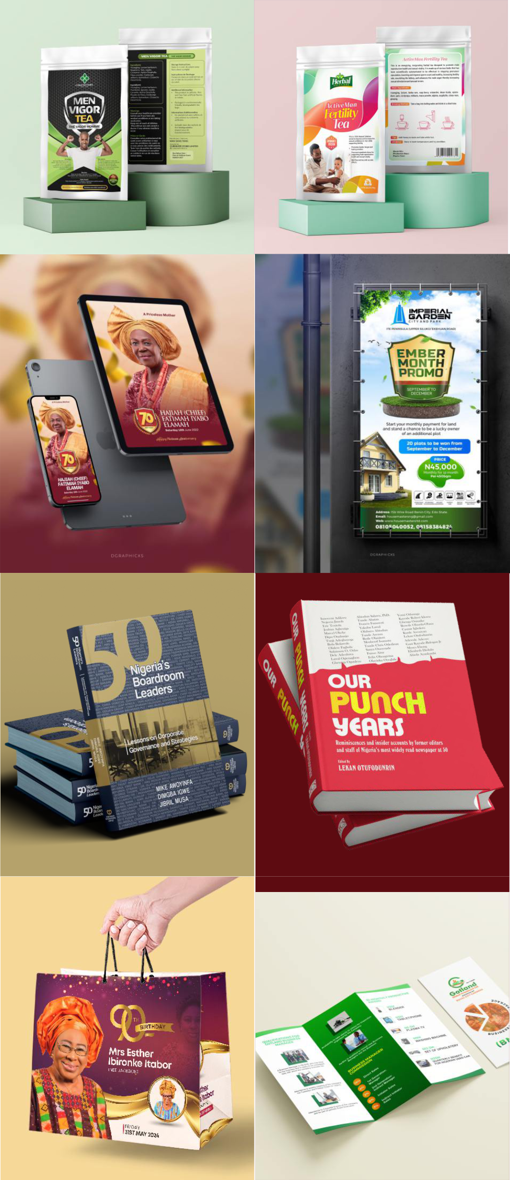 Print and mockup design collection