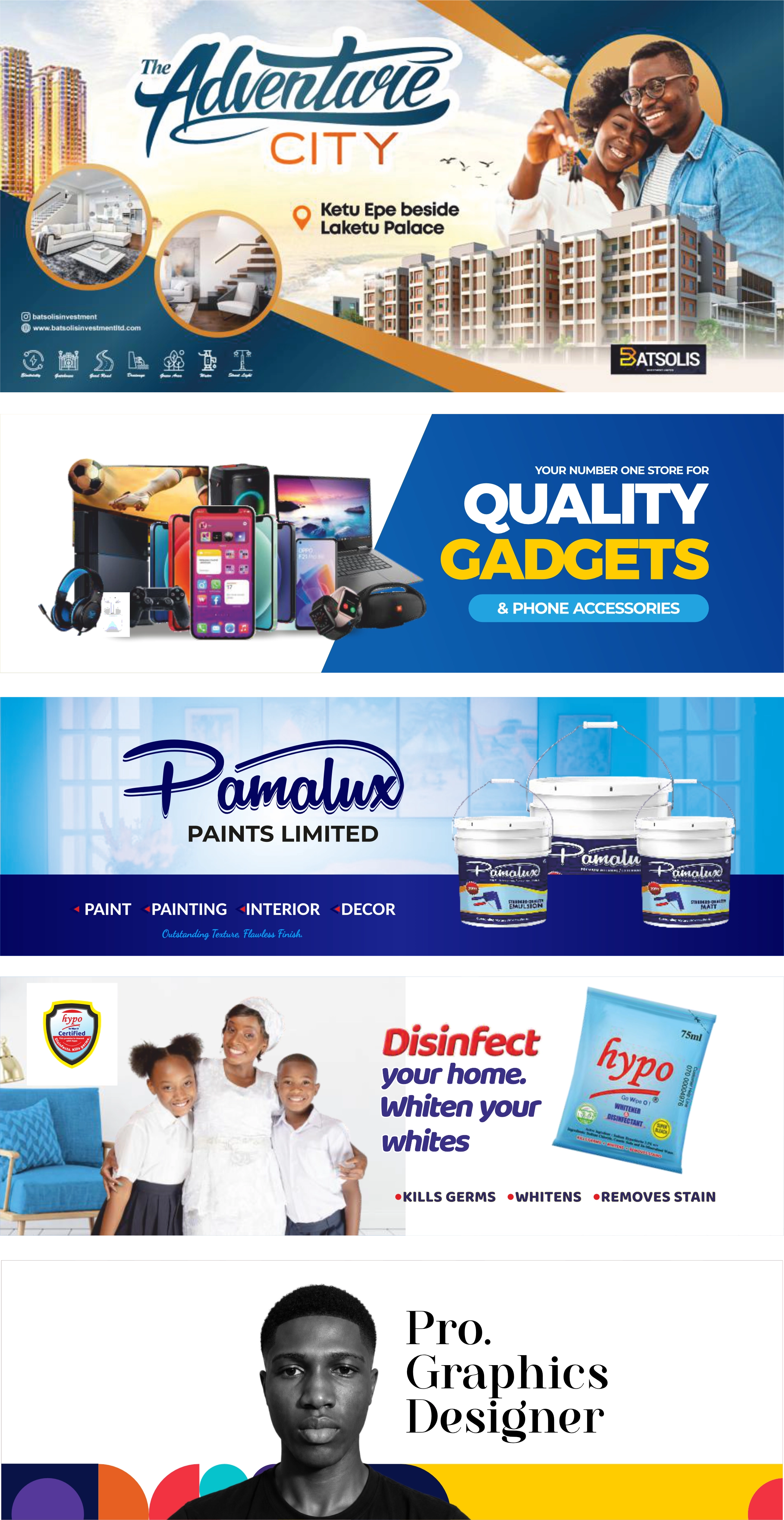 Marketing social banner designs